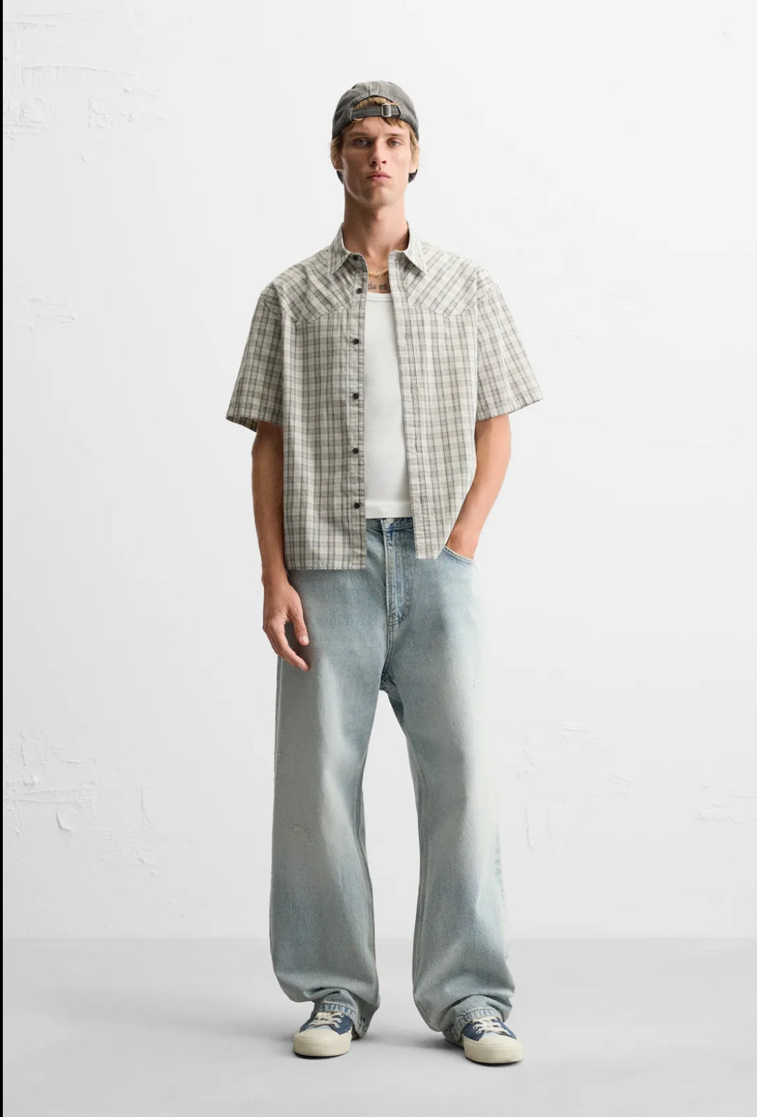 Zara check shirt