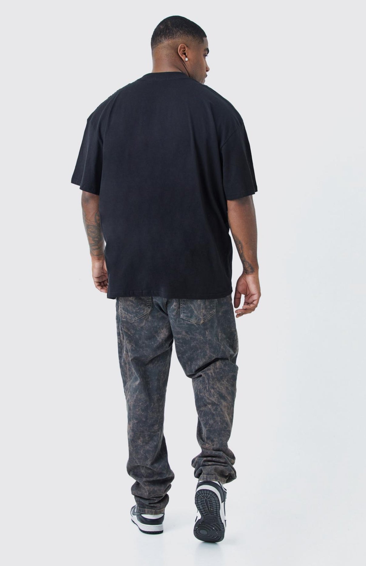 BoohooMAN Plus Oversized Rottweiler Graphic T-Shirt