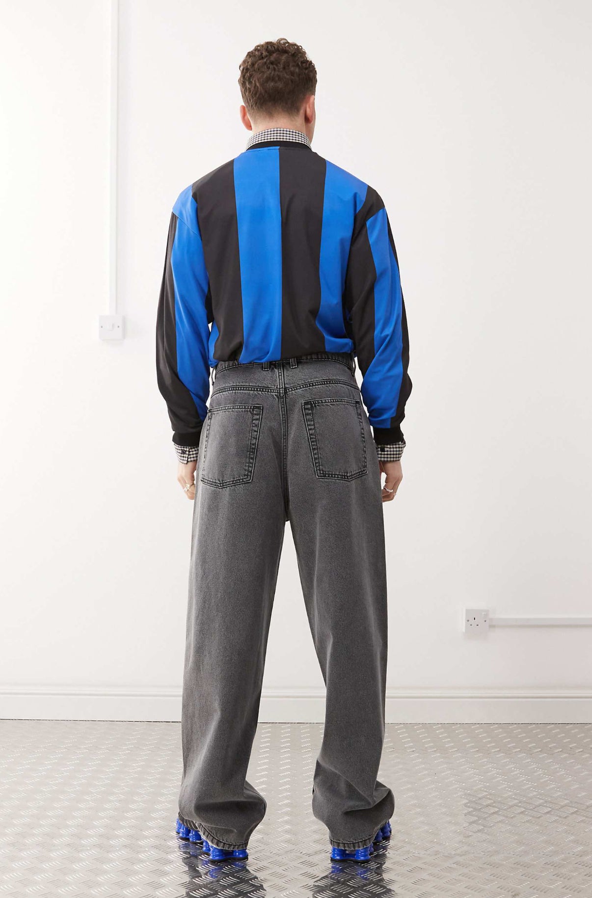 COLLUSION X001 antifit jeans in grey