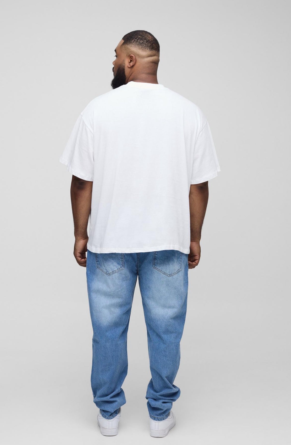 BoohooMAN PLUS SLIM RIGID JEANS
