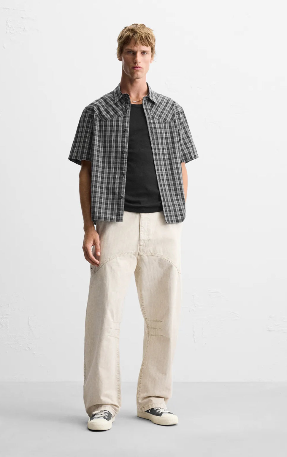 Zara check shirt