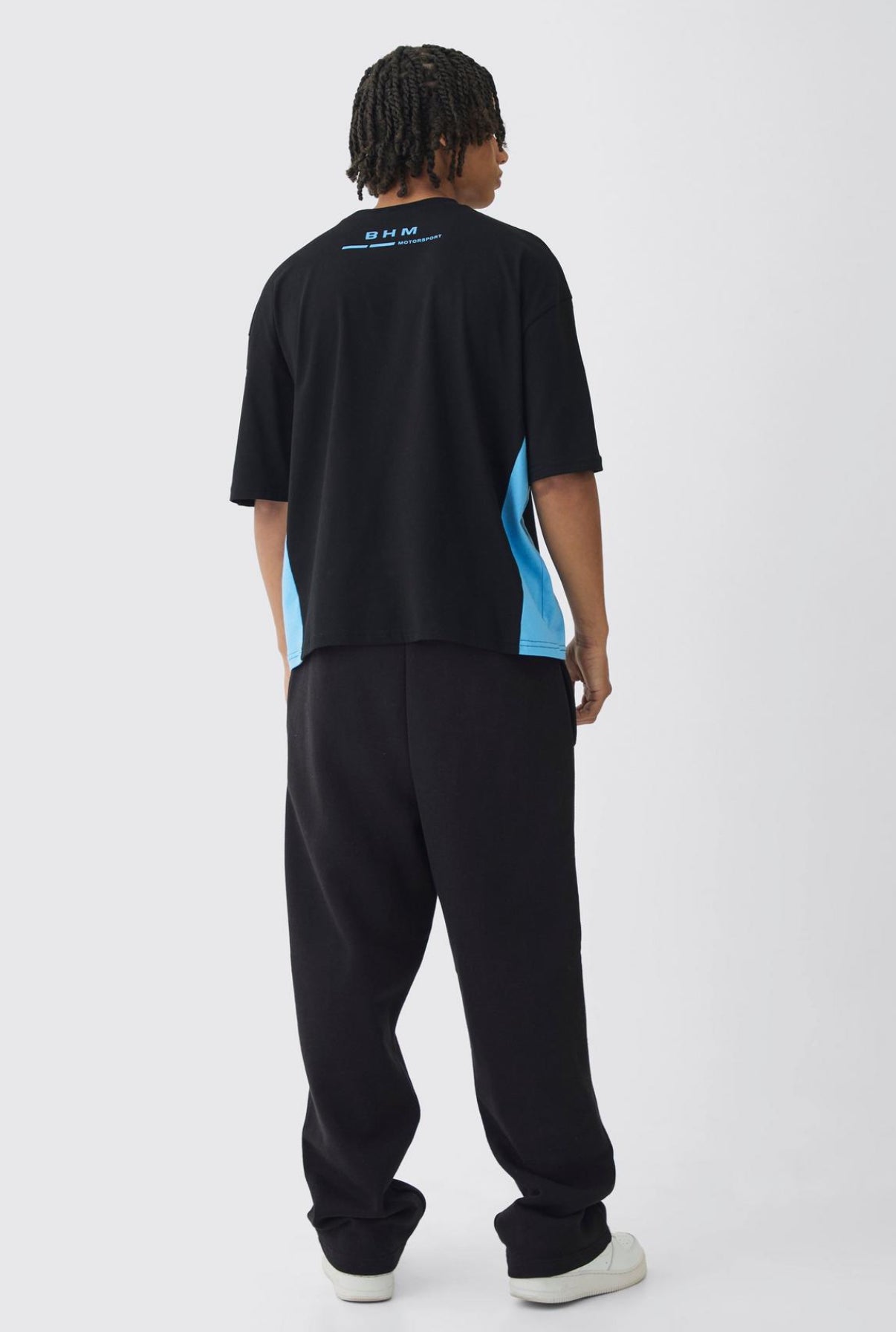 BoohooMAN Oversized Boxy Moto Series T-Shirt