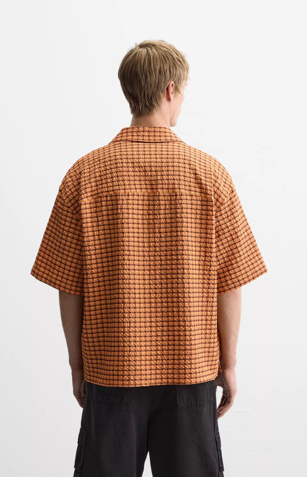 Zara Check seersucker shirt
