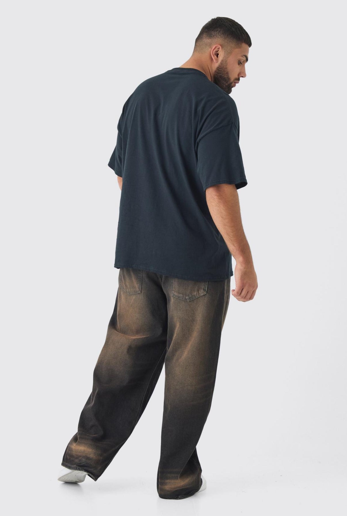 BoohooMAN Plus Oversized Sublime Band License Print T-Shirt