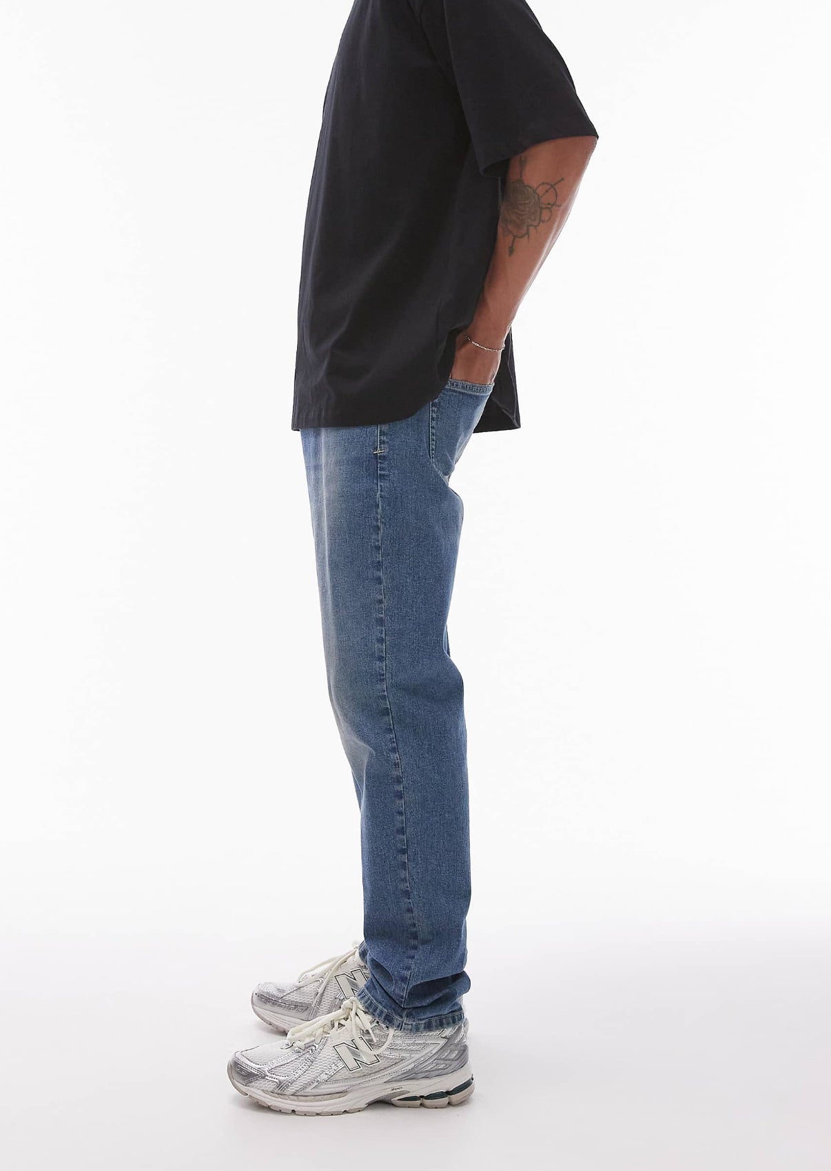 Topman slim jeans in dirty wash