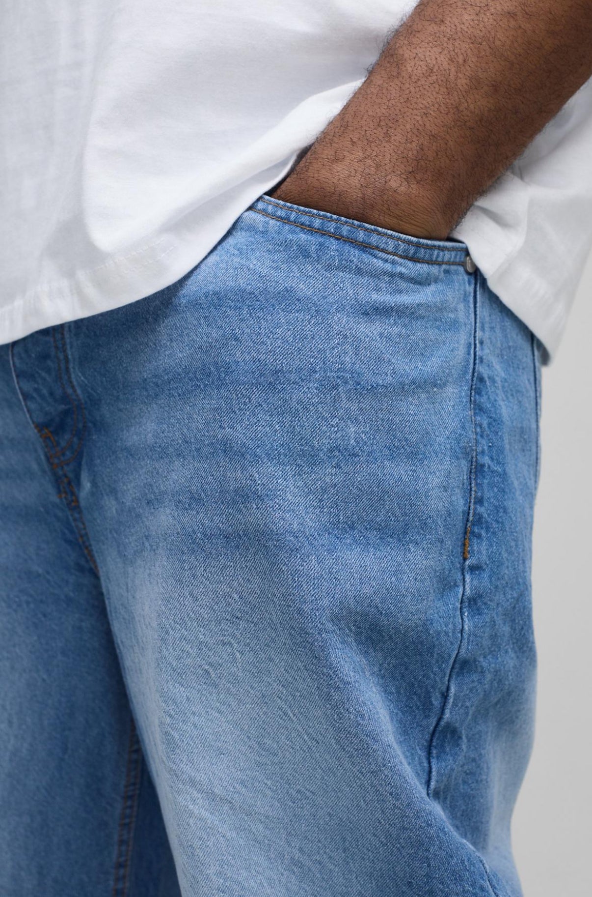 BoohooMAN PLUS SLIM RIGID JEANS