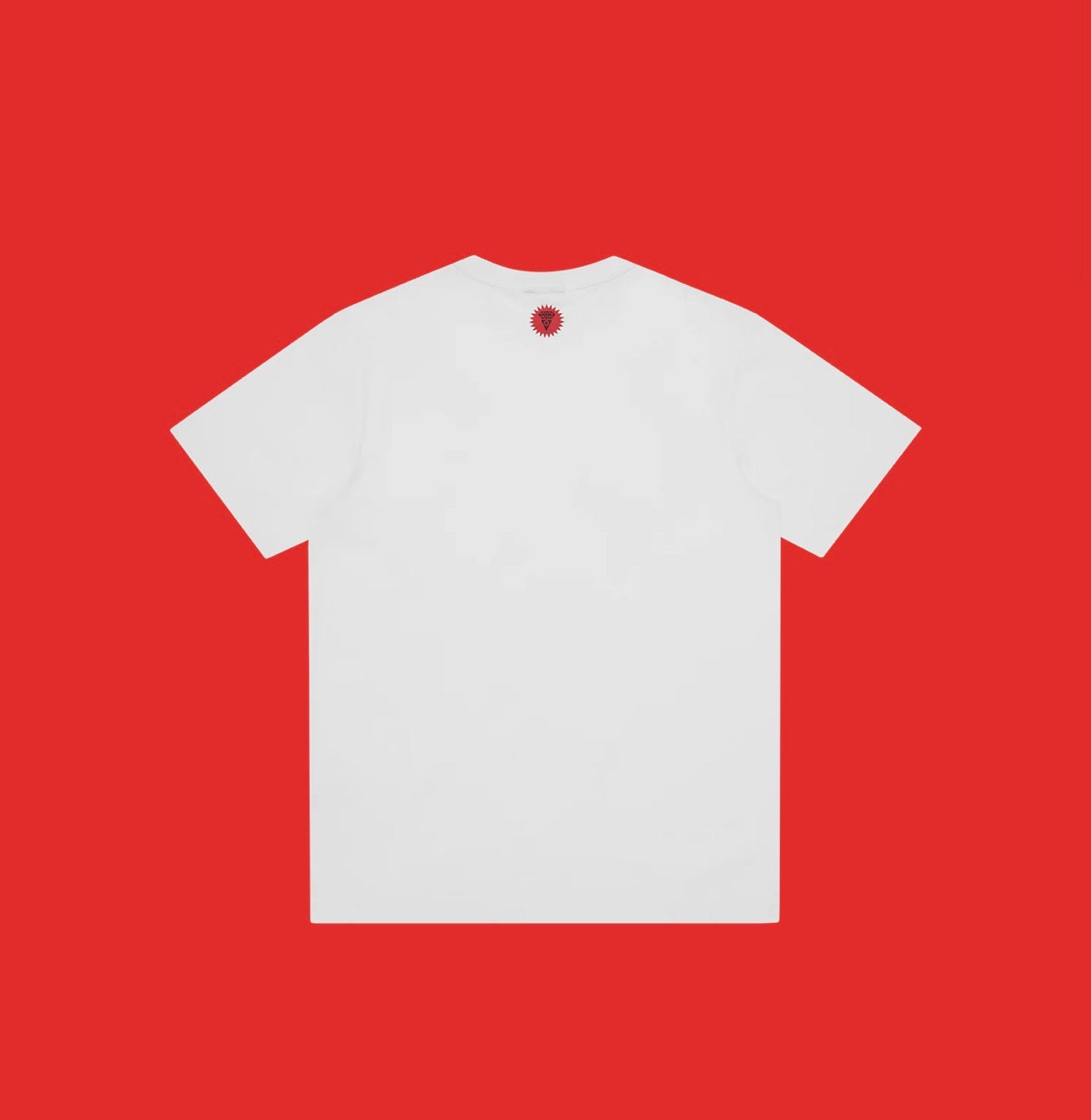 ICE CREAM HALFTONE RUNNING DOG T-SHIRT - WHITE