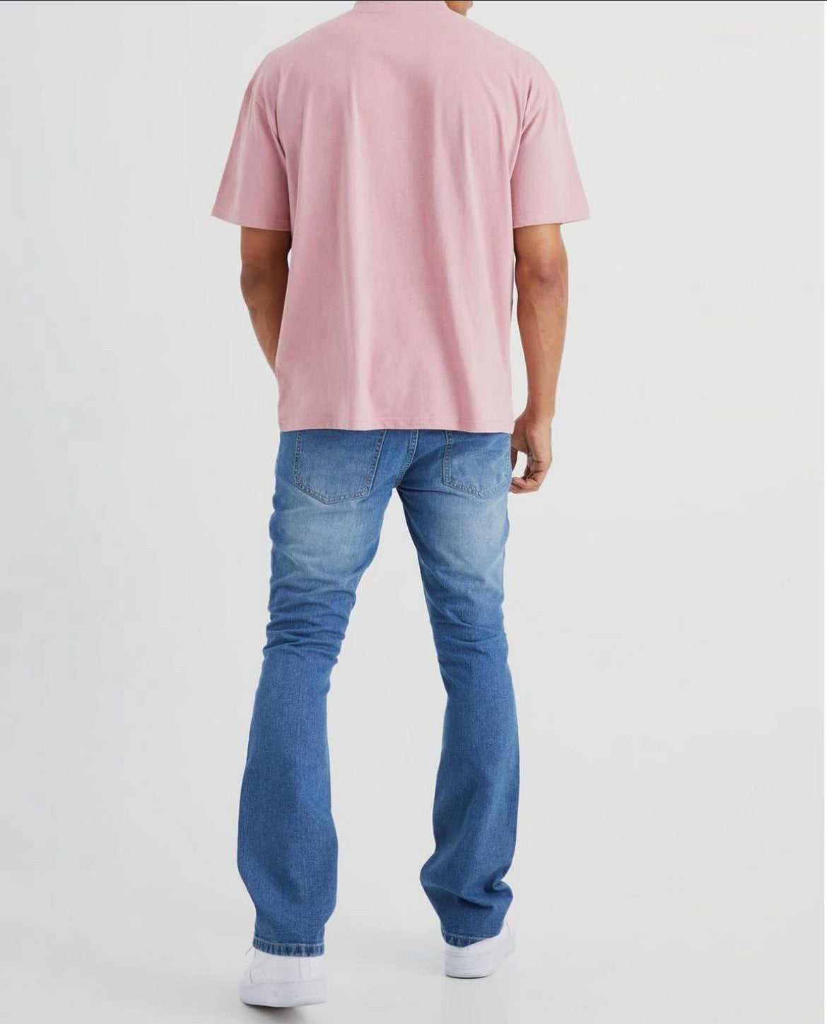 BoohooMan Slim Rigid Flare Jean