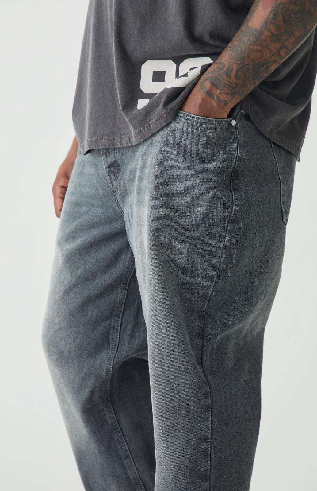Boohooman Plus Straight Rigid Jean