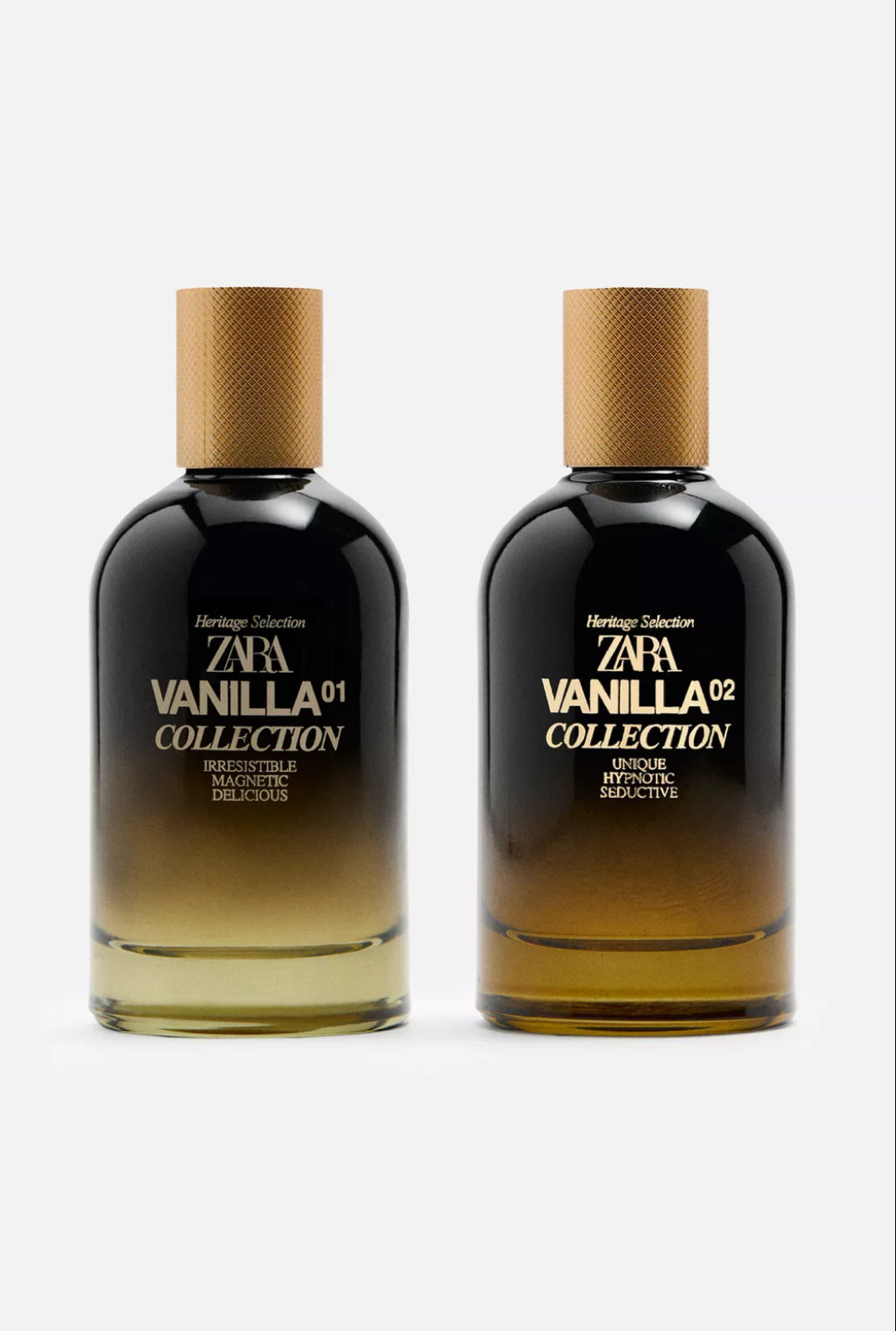 ZARA VANILLA COLLECTION 01 + VANILLA COLLECTION 02 EDP 2 X 100 ML / 3.38 FL. OZ