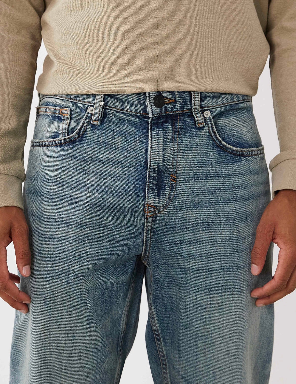River Island straight leg jeans in blue