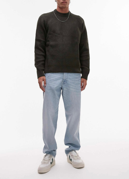 Selected Homme Toby slim tapered jeans in light blue