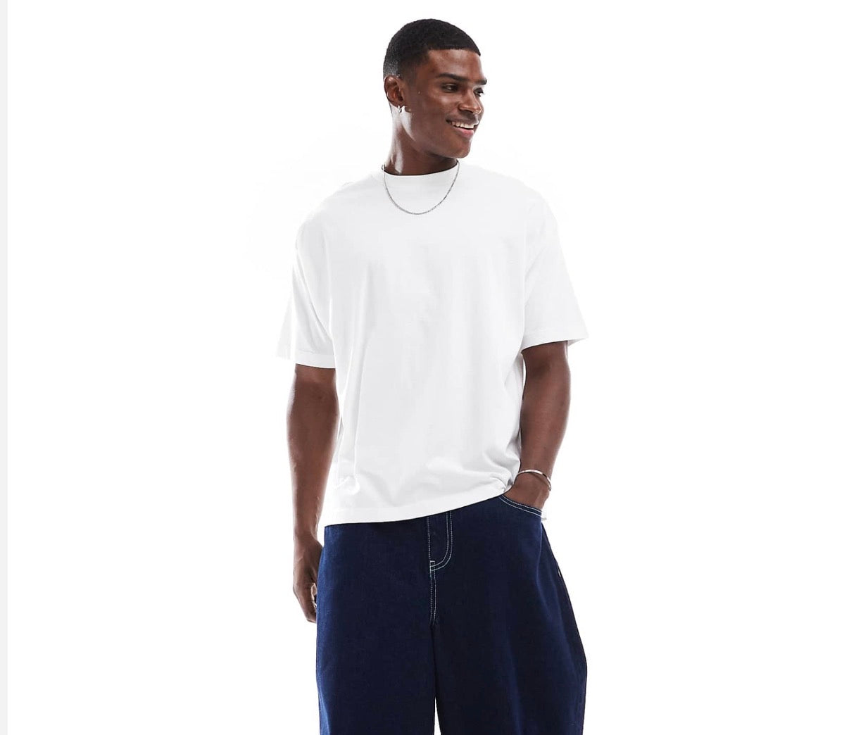 ASOS DESIGN Essentials 2 pack oversized t-shirts in white