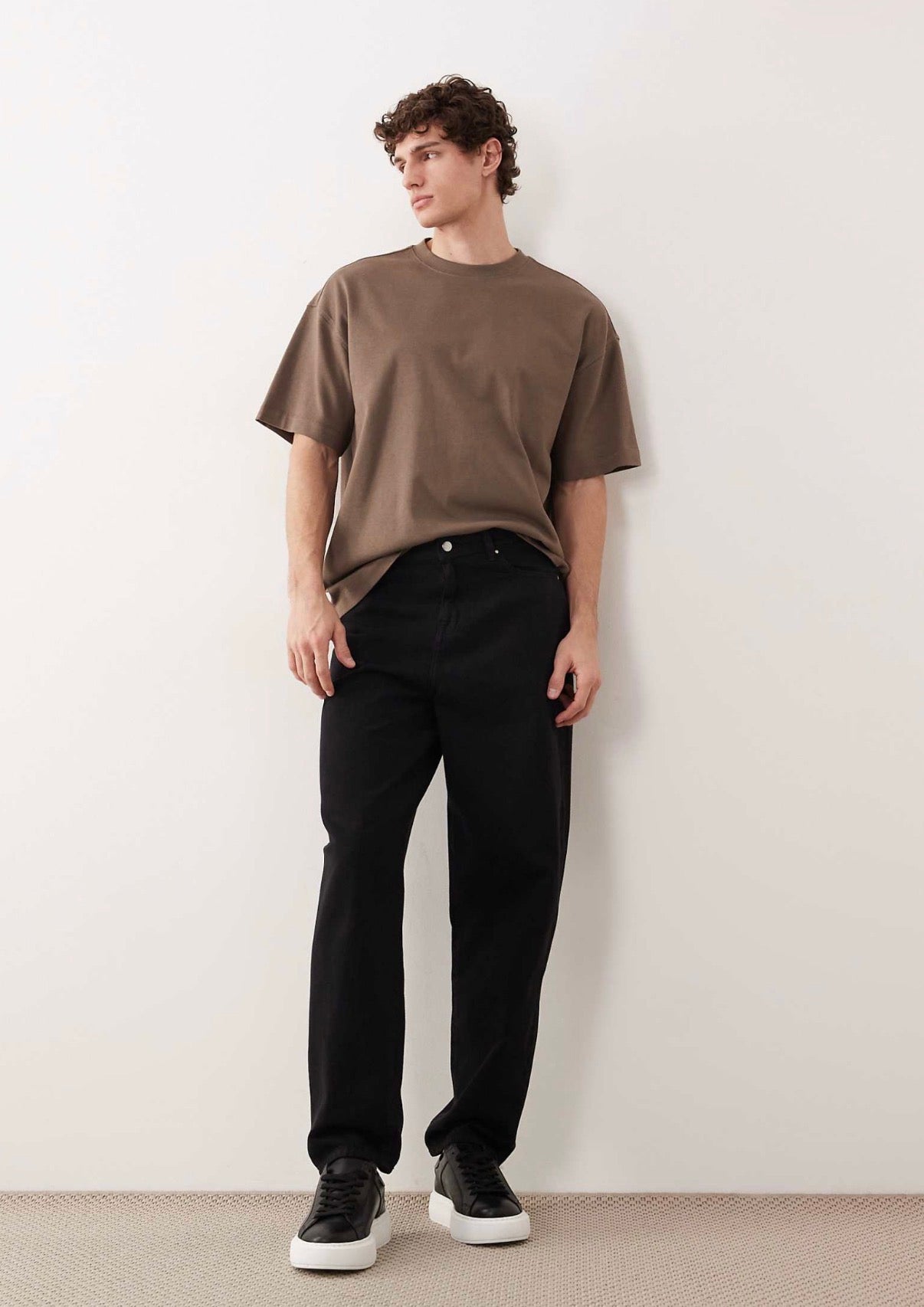ASOS COLLECTIVE AC-B-251 tapered slim fit jeans in black