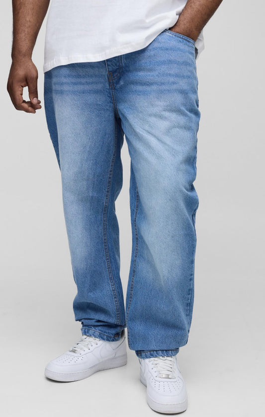 BoohooMAN PLUS SLIM RIGID JEANS