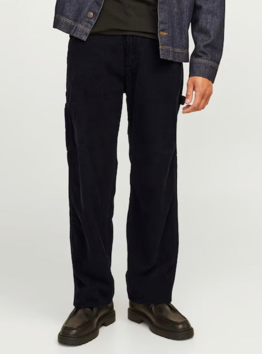 Jack and Jones Corduroy Trousers in black