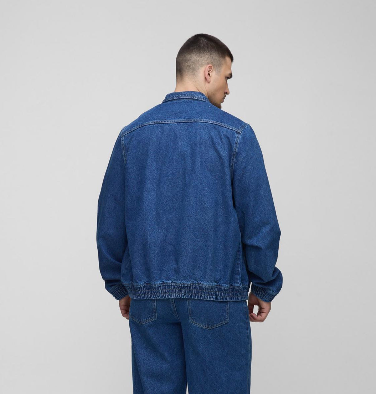 BoohooMAN TALL EMBROIDERED BOMBER JACKET