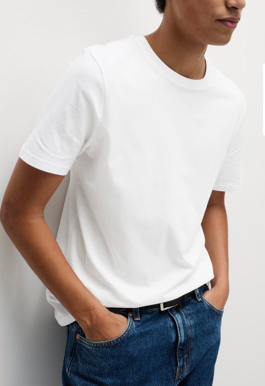 Mark & Spencer plain white crew neck T- shirt