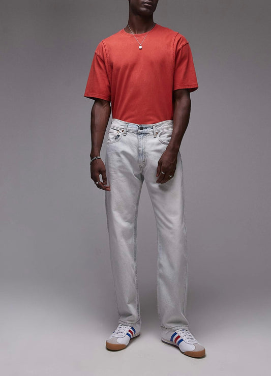 Levi's 555 '96 straight fit jeans in light blue wash