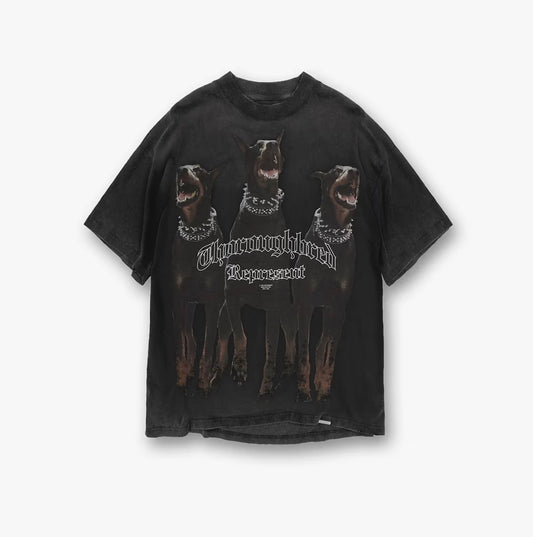 Represent Thoroughbred T-Shirt - Vintage Black