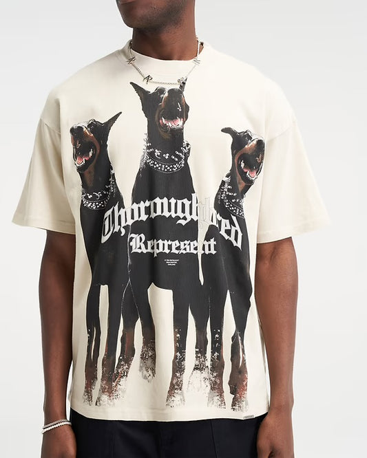 Represent Thoroughbred T-Shirt - Vintage White
