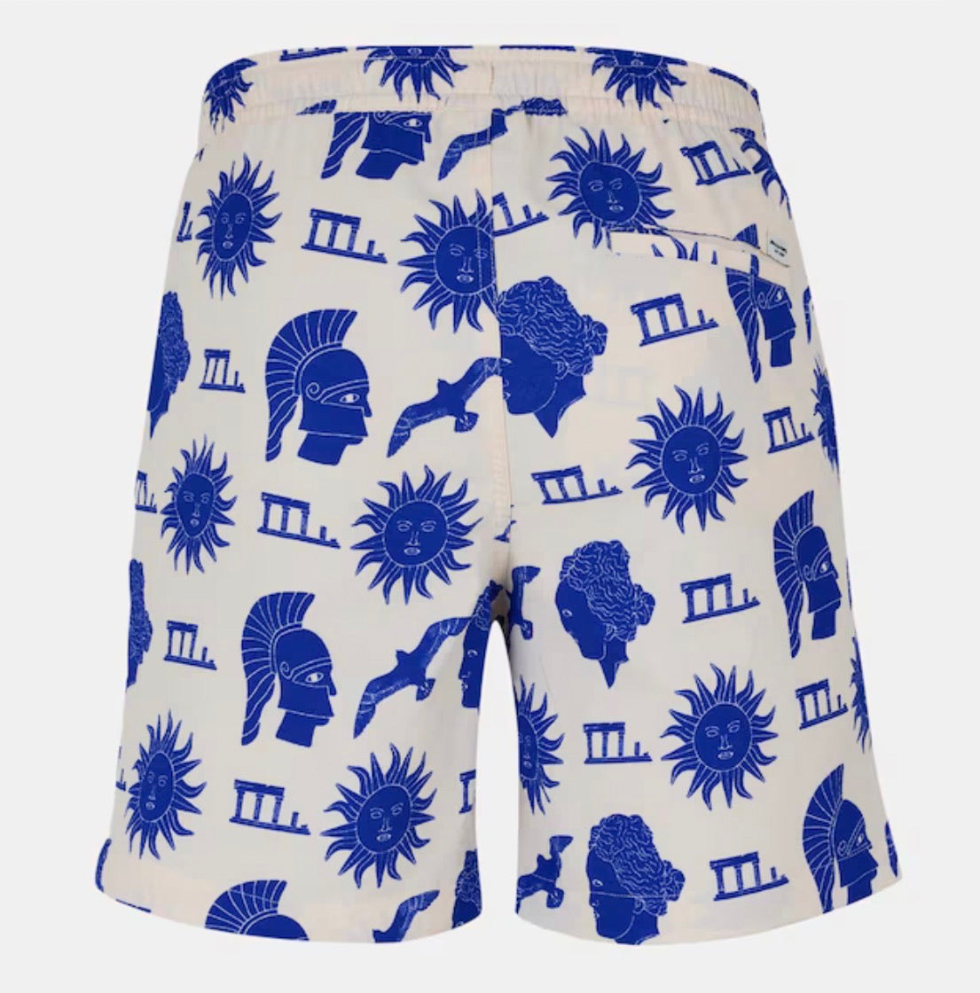 Jack and Jones Fleece Jogger Shorts in Antique white