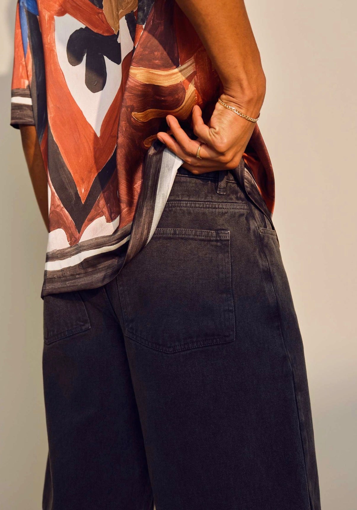 Topman washed twill shorts in grey