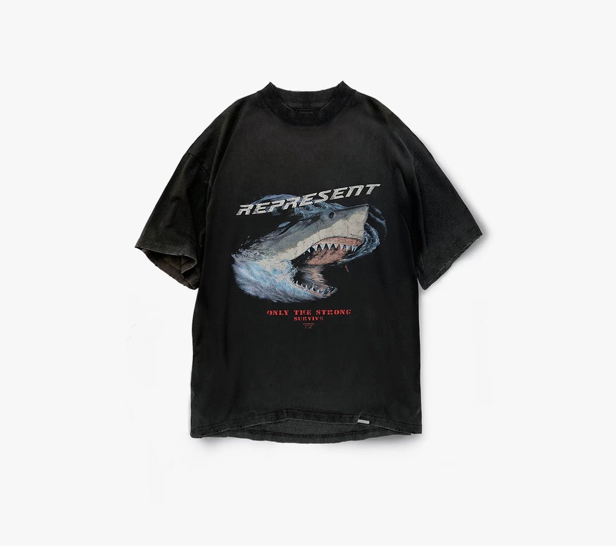Represent Only The Strong Survive T-shirt - Vintage Black