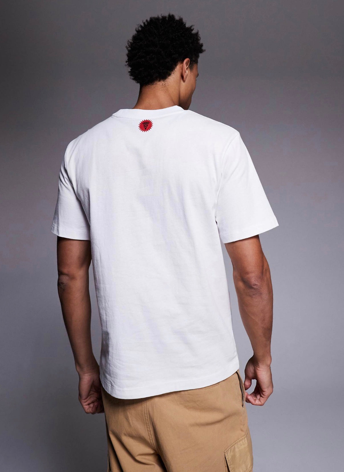 ICECREAM block logo heavyweight t-shirt in white