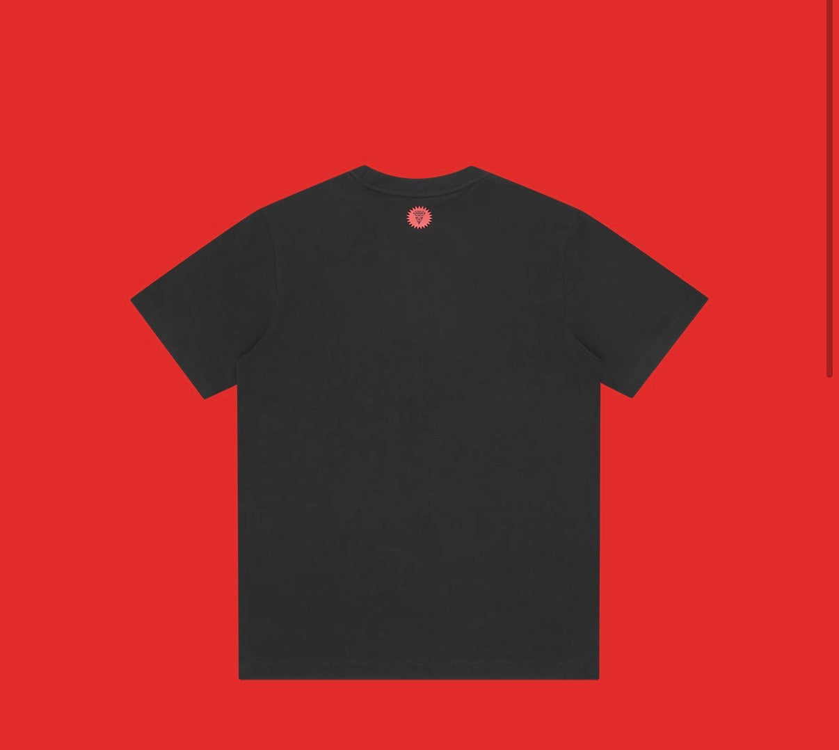 ICE CREAM HALFTONE RUNNING DOG T-SHIRT - BLACK