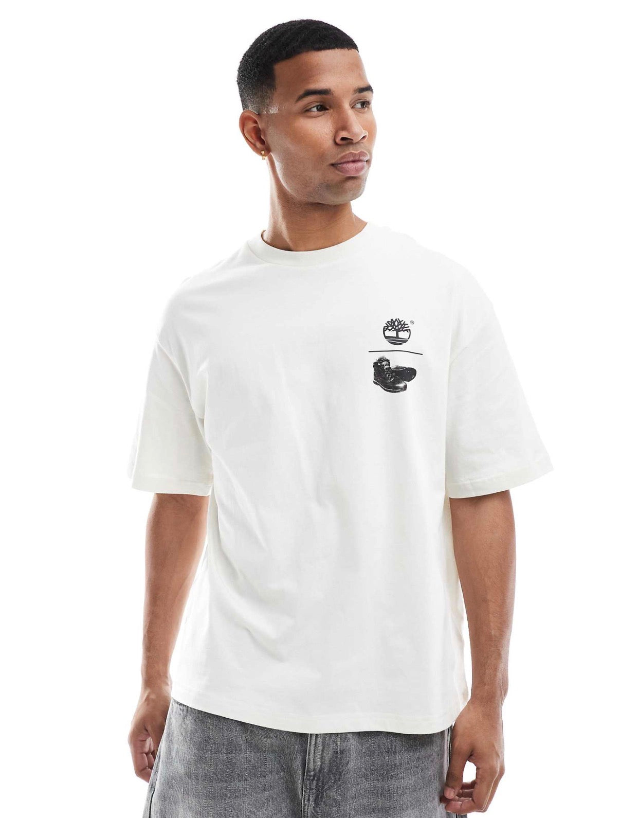 Timberland Take a Hike backprint t-shirt in green