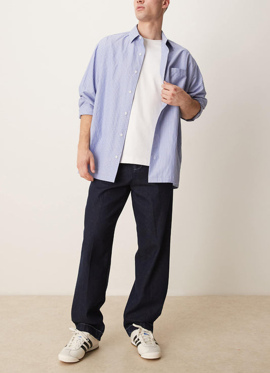 ASOS DESIGN baggy workpant jeans in raw was