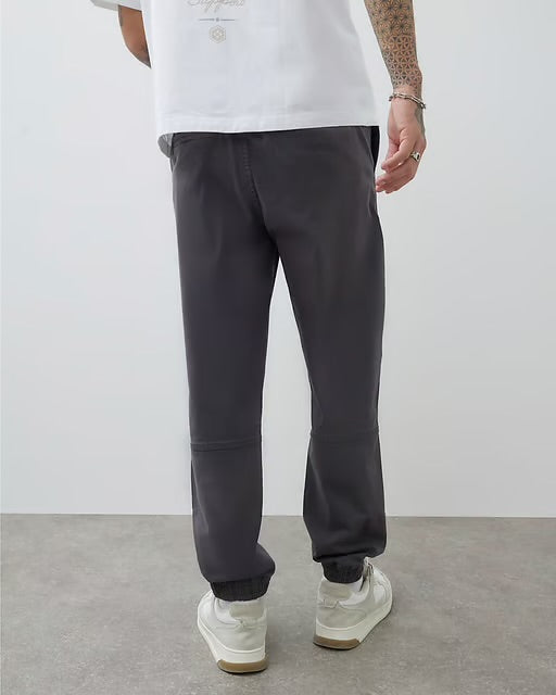 River Island Mens Joggers Grey Regular Fit Cuffed