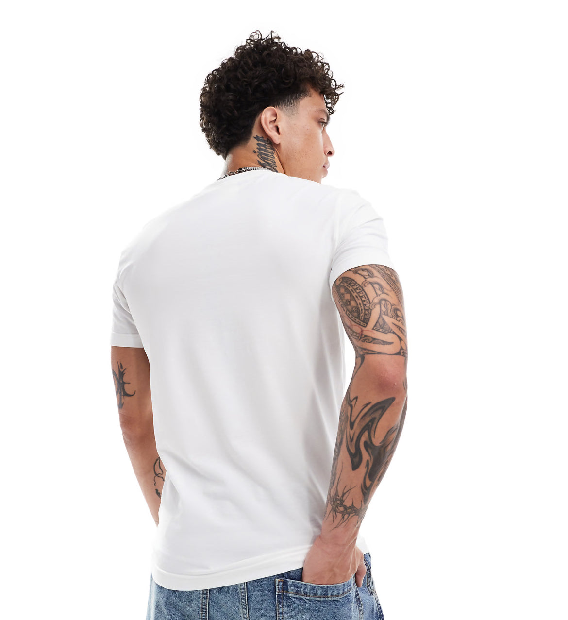 Calvin Klein Jeans Pride unisex slim t-shirt in white