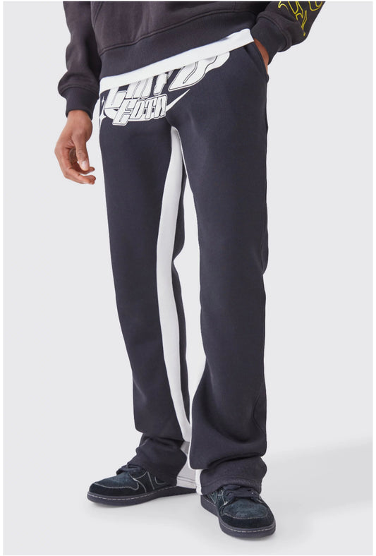 Limited Edition Stacked Gusset Joggers