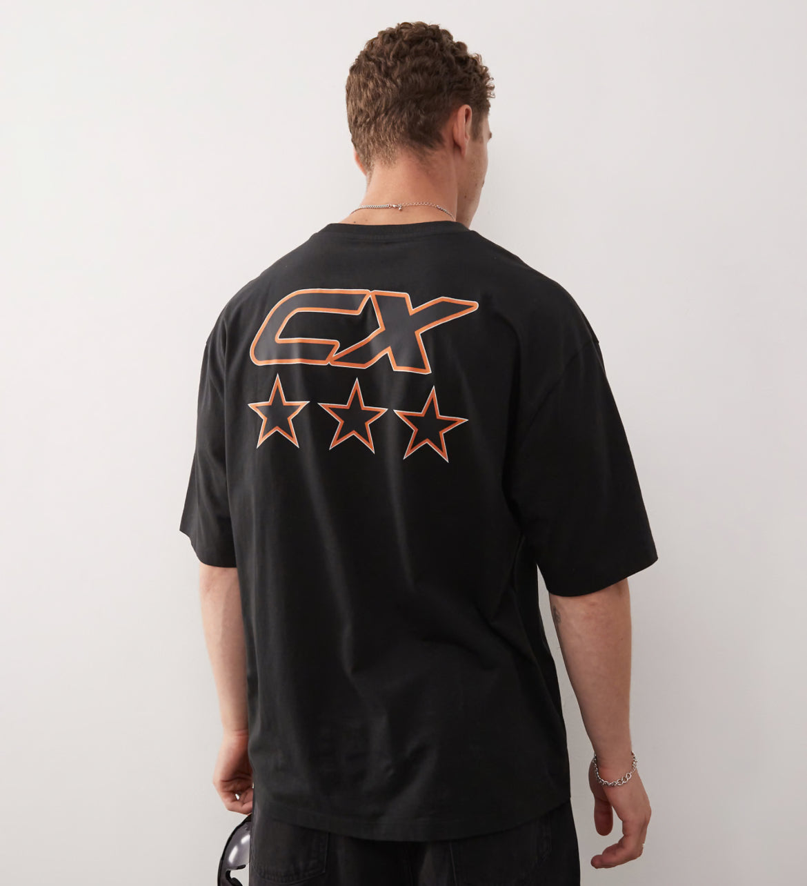 COLLUSION Logo t-shirt with print in black