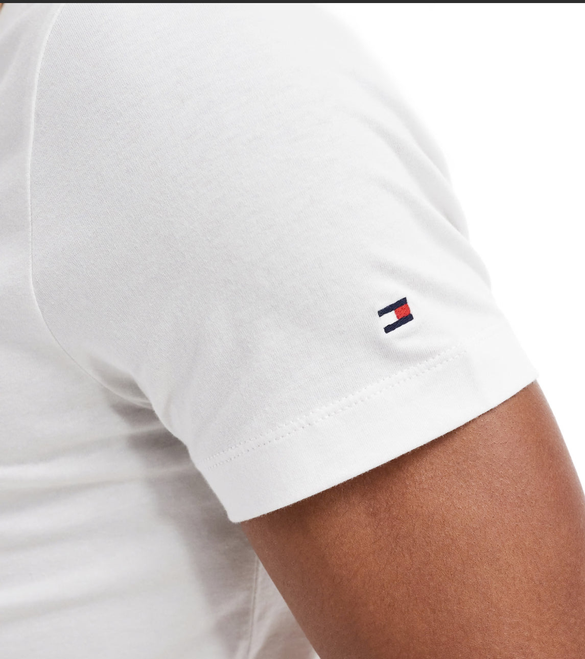 Tommy Hilfiger arch logo t-shirt in white