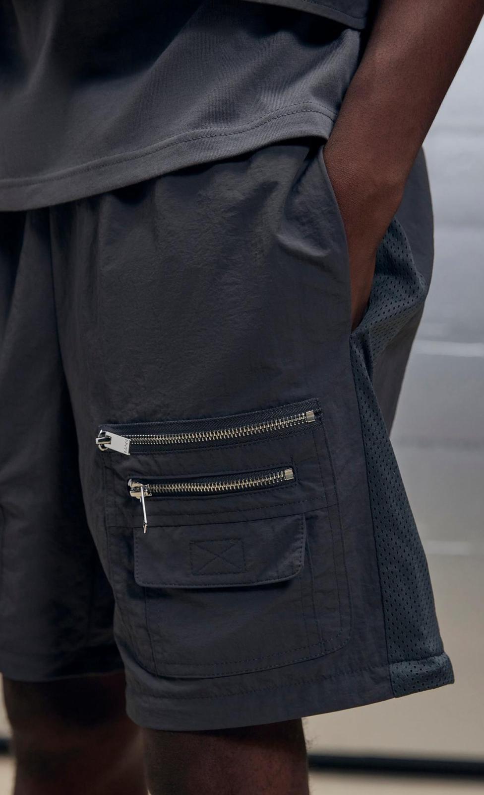 boohooman Relaxed Flared Pearl Side Detail Jeans