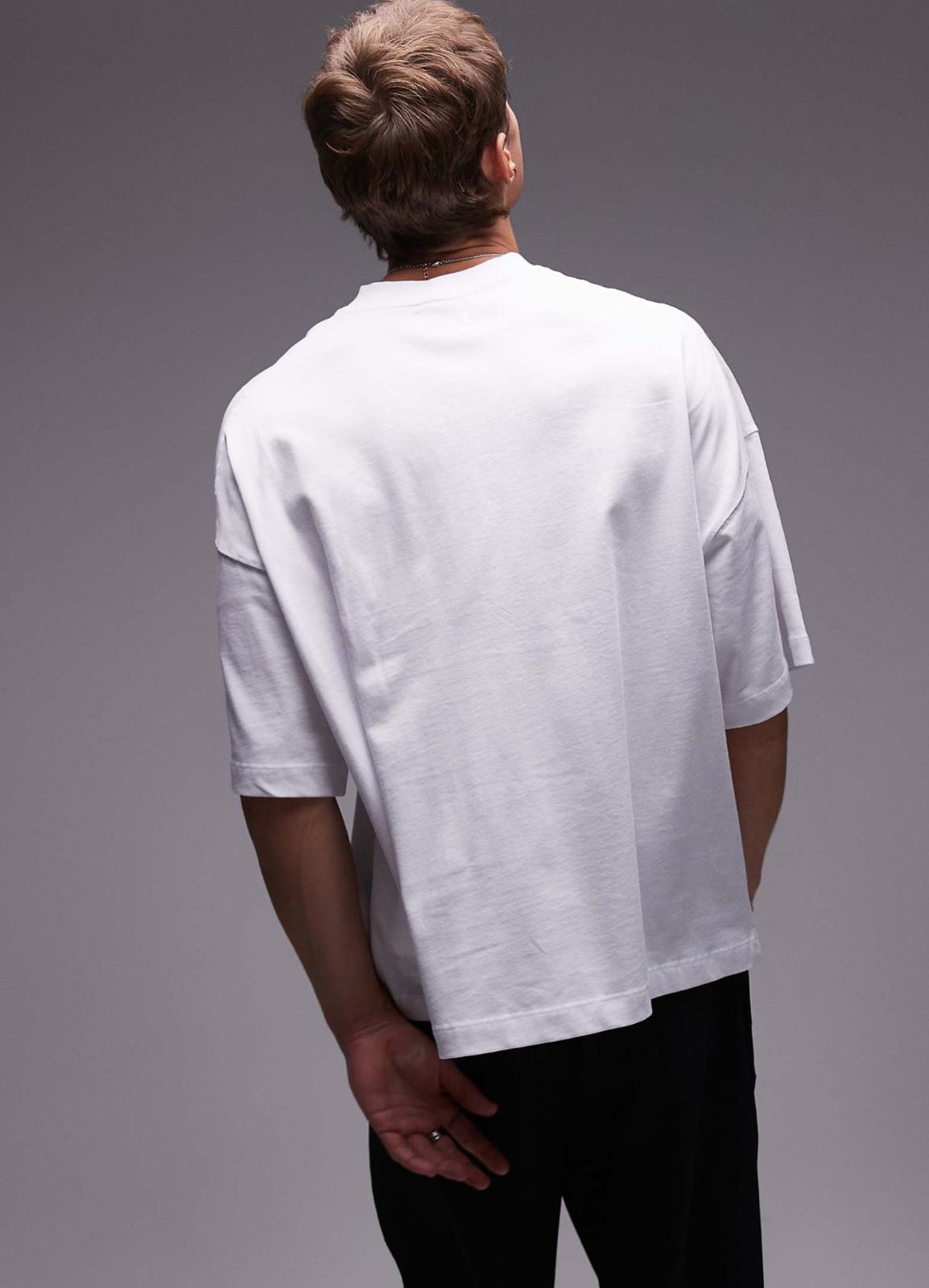 Topman oversized fit boxy t-shirt with Venice print